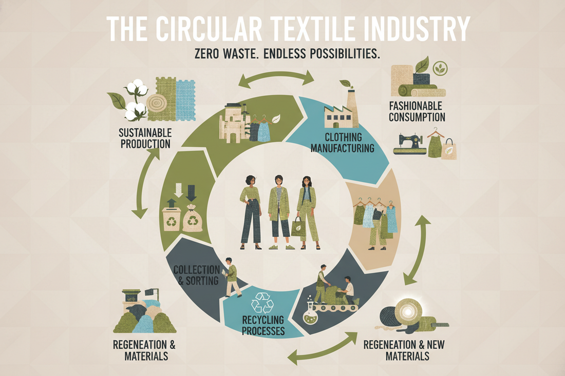 Suomalaisen tekstiiliteollisuuden matka: Omista kankaista kohti kierrätettyyn digikuituun