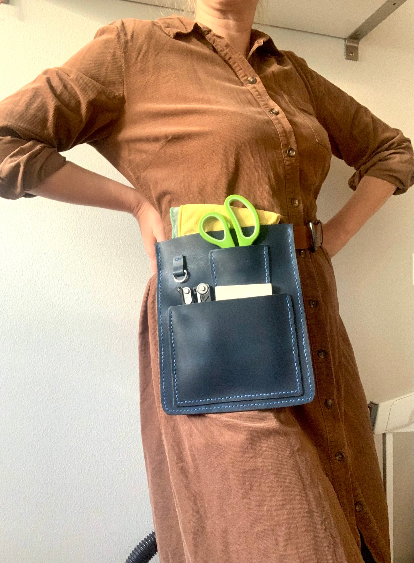 Nahkainen työkaluvyö