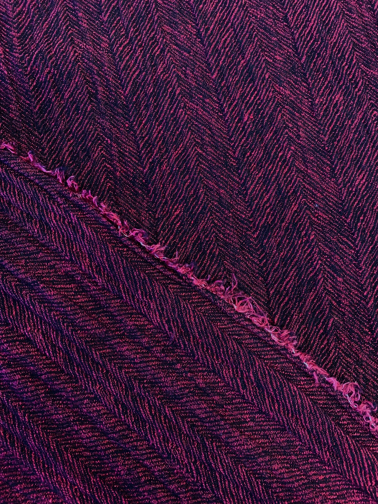 Kalanruotokuvioinen pellavakangas